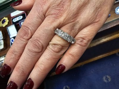 Alternative view of Victorian Five Stone Ring