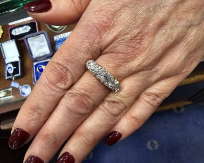 Alternative view of Victorian Five Stone Ring, 2.9 carats