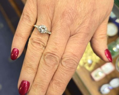 Alternative view of Baguette Diamond Ring