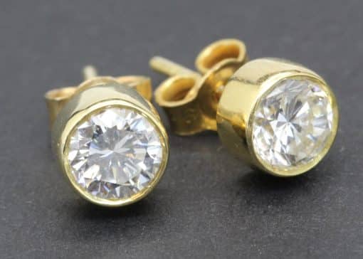 Diamond Stud Earrings - Image 2