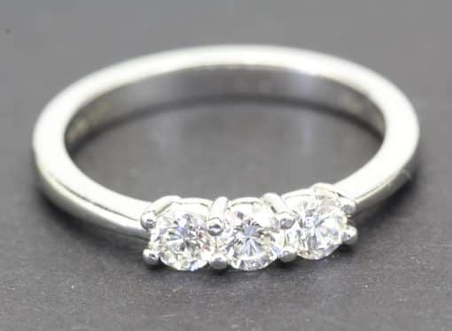 Diamond Three Stone Ring
