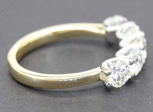 Diamond Five Stone Ring - Image 4