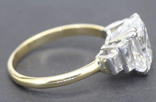 Emerald Cut Diamond Ring - Image 4
