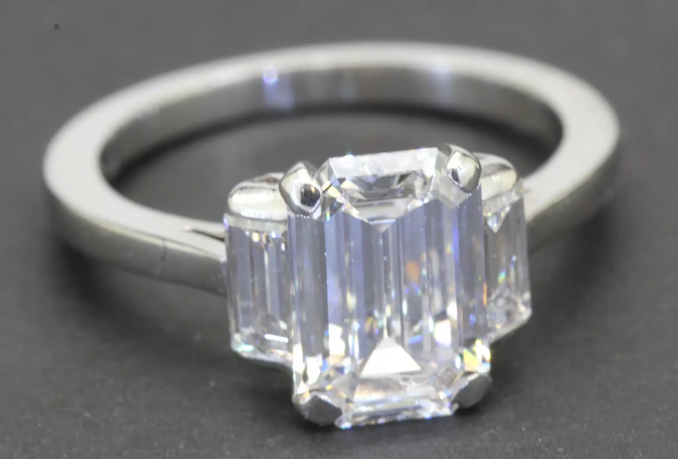 Emerald Cut Diamond Ring - Image 5