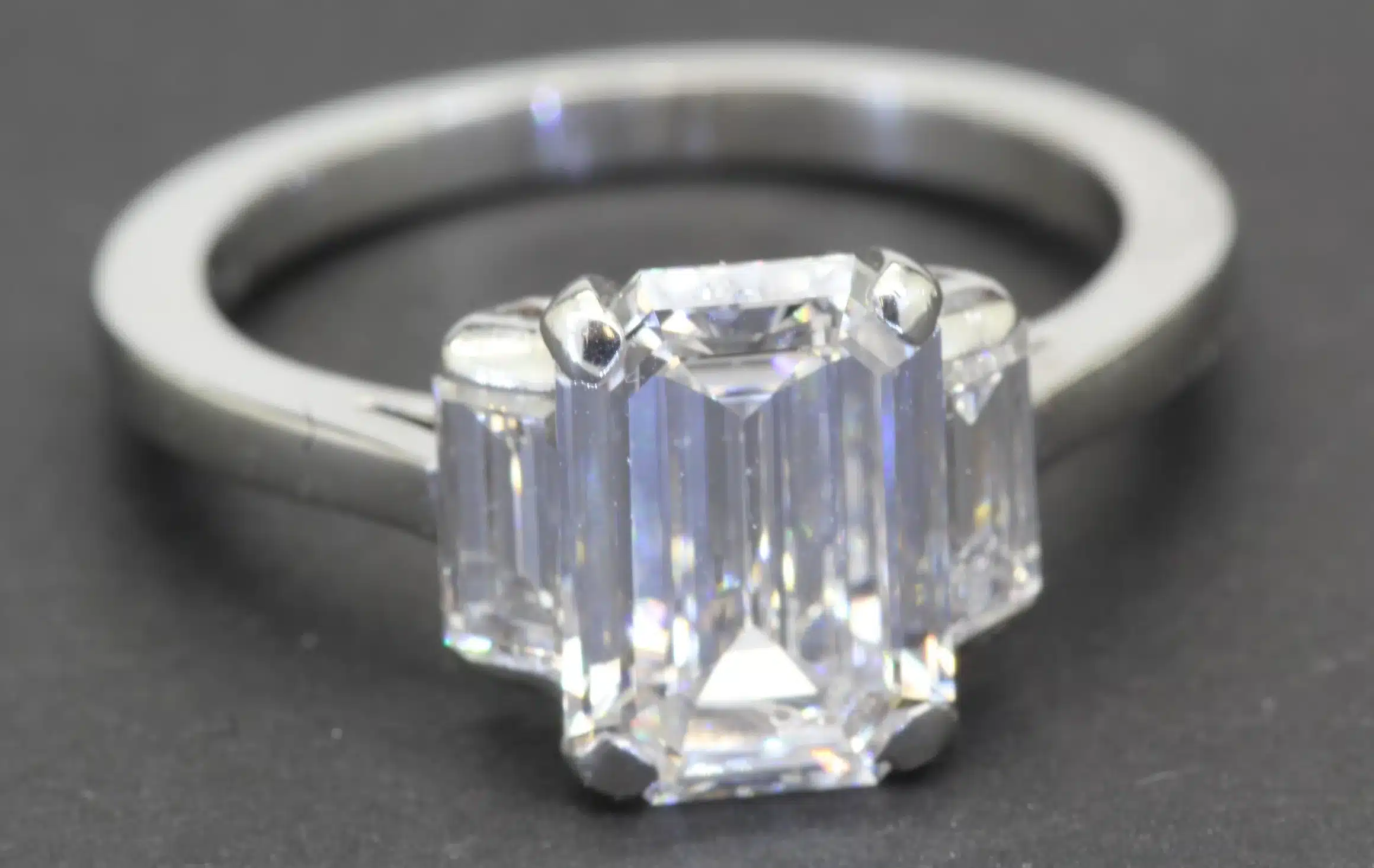 Emerald Cut Diamond Ring