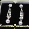 Diamond earrings
