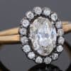 An extremely rare antique Irish cluster ring, combining the distinctive character of antique Irish jewellery with the enduring elegance of the classic diamond cluster. The ring is presented in its original Wests box, adding an especially appealing period detail to this exceptional jewel.