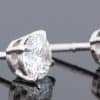 Diamond stud earrings triple excellent cut (5) (Large), side view