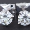 Diamond stud earrings triple excellent cut (5) (Large)