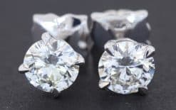 Diamond stud earrings triple excellent cut (5) (Large)