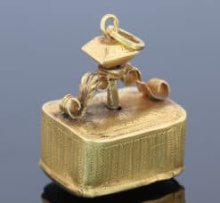 Antique musical fob, main view