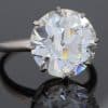 An amazing six-carat diamond ring, centred by an impressive Old European-cut diamond. With its substantial size and beautifully rounded antique cut, this is a jewel with tremendous presence and the distinctive character that makes old-cut diamonds so sought after by collectors.