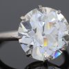 An amazing six-carat diamond ring, centred by an impressive Old European-cut diamond. With its substantial size and beautifully rounded antique cut, this is a jewel with tremendous presence and the distinctive character that makes old-cut diamonds so sought after by collectors.