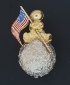 Exceptionally Rare Wolfers “Man on the Moon” Brooch
