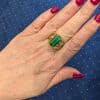 Tourmaline and diamond dress ring