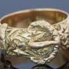 Rare Antique Buckle Ring in 18kt gold (2) (Large)