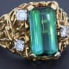 Tourmaline and diamond dress ring