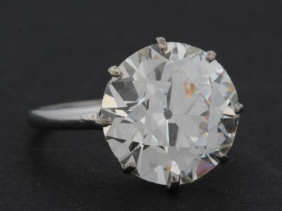 Old European Cut Diamond Ring