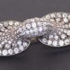 Important Irish diamond set fibula brooch