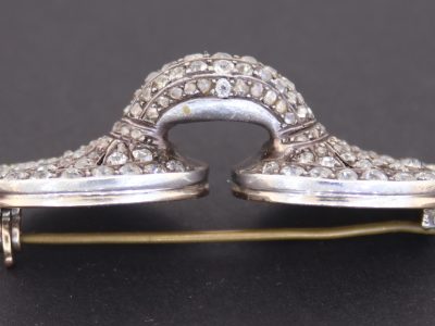 Alternative view of Diamond Fibula Brooch