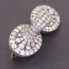 Important Irish diamond set fibula brooch