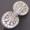 Important Irish diamond set fibula brooch