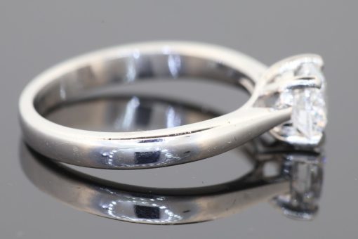 A timeless diamond solitaire, combining exceptional diamond quality with the enduring elegance of platinum. Accompanied by a GIA certificate, this refined ring showcases a beautifully graded diamond in a classic design that allows the stone to take centre stage.