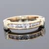 Elegant and versatile, this diamond band combines the timeless appeal of gold with the enduring brilliance of diamonds. Its classic design makes it a beautiful addition to a fine jewellery collection, equally suited to everyday wear or marking a special occasion.