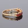 A charming garnet ring, combining the warm lustre of gold with the rich red tones of this classic gemstone. Garnets have been treasured in jewellery for centuries, admired for their depth of colour and enduring appeal.