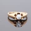 A charming diamond ring that celebrates the enduring appeal of old-cut diamonds and classic gold jewellery. Its single diamond centrepiece offers an elegant simplicity, with the characterful faceting of an old cut lending individuality and a sense of timeless romance to the design.