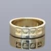 A distinctive interpretation of the traditional Irish Claddagh ring, celebrating the enduring symbolism of love, friendship and loyalty. The Claddagh motif, with its familiar hands, heart and crown, is deeply rooted in Irish jewellery tradition. This stylised design offers an individual take on the much-loved emblem, combining cultural significance with thoughtful detailing.