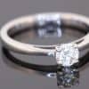 A timeless diamond engagement ring, combining classic elegance with the assurance of independently certified diamond quality. Set in 18kt white gold, its refined design allows the brilliance of the central diamond to take centre stage.