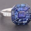 Elegant and contemporary, this sapphire ring showcases the rich colour of sapphires in a refined, modern setting. The invisible setting technique is admired for creating a seamless surface of gemstones, allowing the stones to form a striking, uninterrupted display of colour.