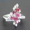 Dating to circa 1960, this vintage ruby and diamond dress ring reflects the elegance and confident style of mid-twentieth-century jewellery. The period embraced expressive designs that combined the rich colour of precious gemstones with the enduring brilliance of diamonds, creating distinctive jewels for both special occasions and everyday sophistication.