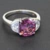 A superb spinel and diamond ring, centred on a magnificent 5-carat spinel from Sri Lanka. Confirmed as unheated, this exceptional gemstone retains its natural character, making it particularly appealing to the discerning coloured gemstone collector. Sri Lanka has a long-standing reputation for producing fine coloured gemstones, and its spinels are prized for their beauty and individuality.