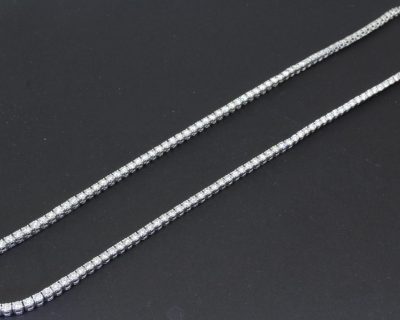 Diamond line necklace