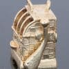 A wonderfully whimsical gold novelty charm in the form of a one-armed bandit, capturing the playful spirit of traditional gambling machines in miniature. The charm is particularly appealing for its working mechanism, transforming an instantly recognisable slot machine into an ingenious piece of novelty jewellery.
